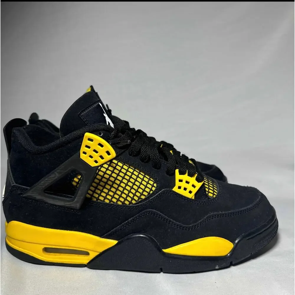 Size 8.5 - Nike Air Jordan 4 Retro Thunder 2023 Men's Shoes